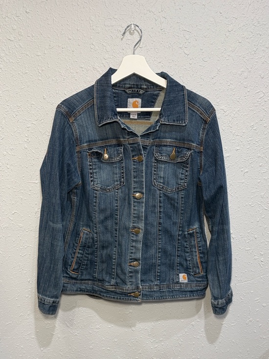 Carhartt Jackets & Blazers - Women's Carhartt Denim Jacket Size Medium